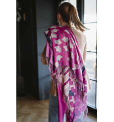 shanna-flo-foulard-brun-fuchsia-marine-doré-bijoux-totem