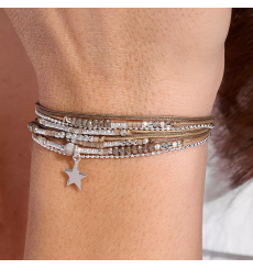 doriane-bijoux-atlanta-étoile-bracelet-argent-deux-tours-bijoux-totem.