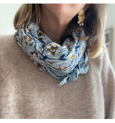 so-family-foulard-dheli bleuet-coton-bijoux-totem.