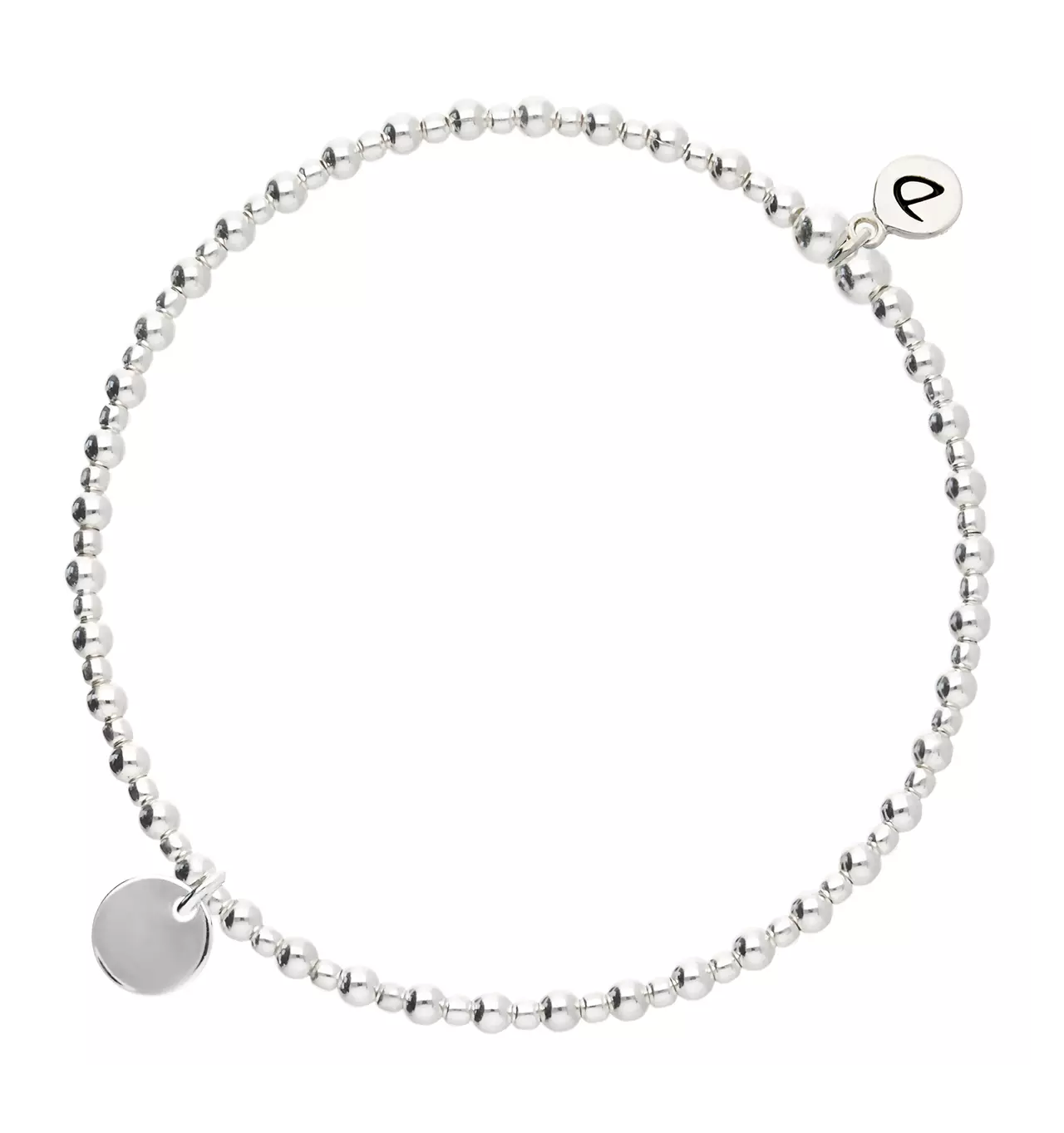 doriane-bijoux-bracelet-élastique-pastille-argent-bijoux-totem