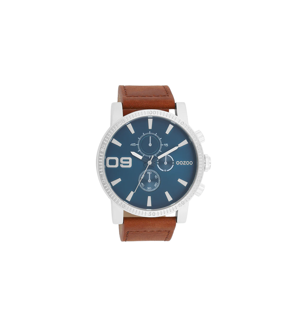 oozoo-montre-homme-acier-cuir-bijoux totem