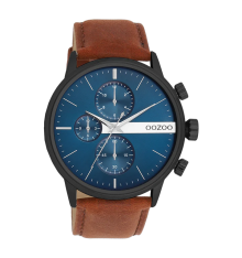 oozoo-montre-homme-acier-cuir-bijoux totem