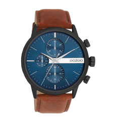 oozoo-montre-homme-acier-cuir-bijoux totem