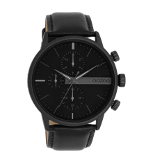 oozoo-montre-homme-acier-cuir-bijoux totem