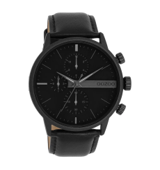 oozoo-montre-homme-acier-cuir-bijoux totem