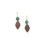 nature bijoux-aventurine-boucles d'oreilles-bijoux totem.