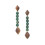 nature bijoux-aventurine-boucles d'oreilles-longues-bijoux totem.