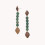 nature bijoux-aventurine-boucles d'oreilles-longues-bijoux totem.