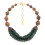 nature bijoux-aventurine-collier-plastron-multirangs-bijoux totem.