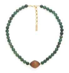 nature bijoux-aventurine-collier-court-bijoux totem.