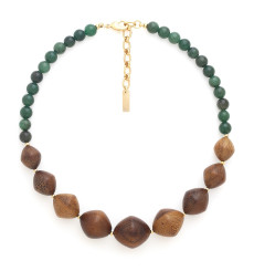 nature bijoux-aventurine-collier-court-roblès-bijoux totem.