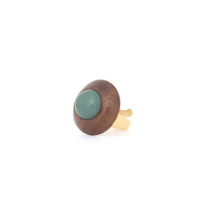 nature bijoux-aventurine-bague-ajustable-bijoux totem.