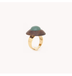 nature bijoux-aventurine-bague-ajustable-bijoux totem.