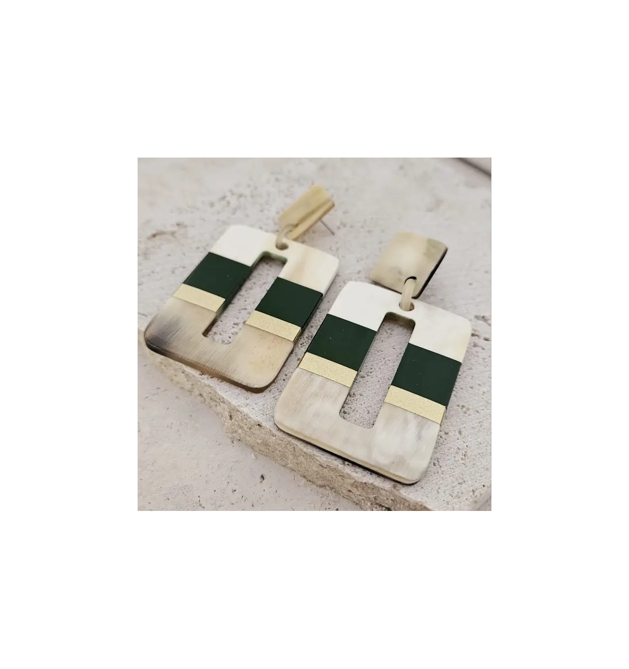 le-coin-sauvage-boucles d'oreilles-corne-bijoux-totem
