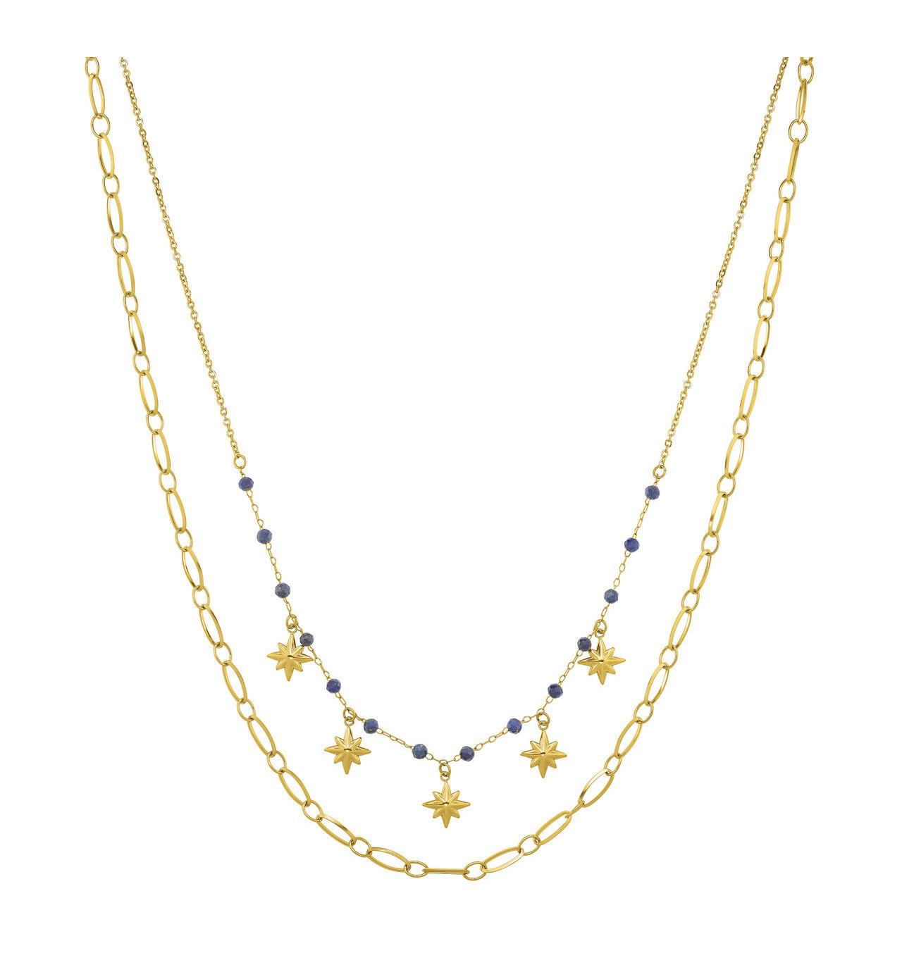 numéro-3-bijoux-collier-acier-doré-lapis-lazuli-bijoux-totem.