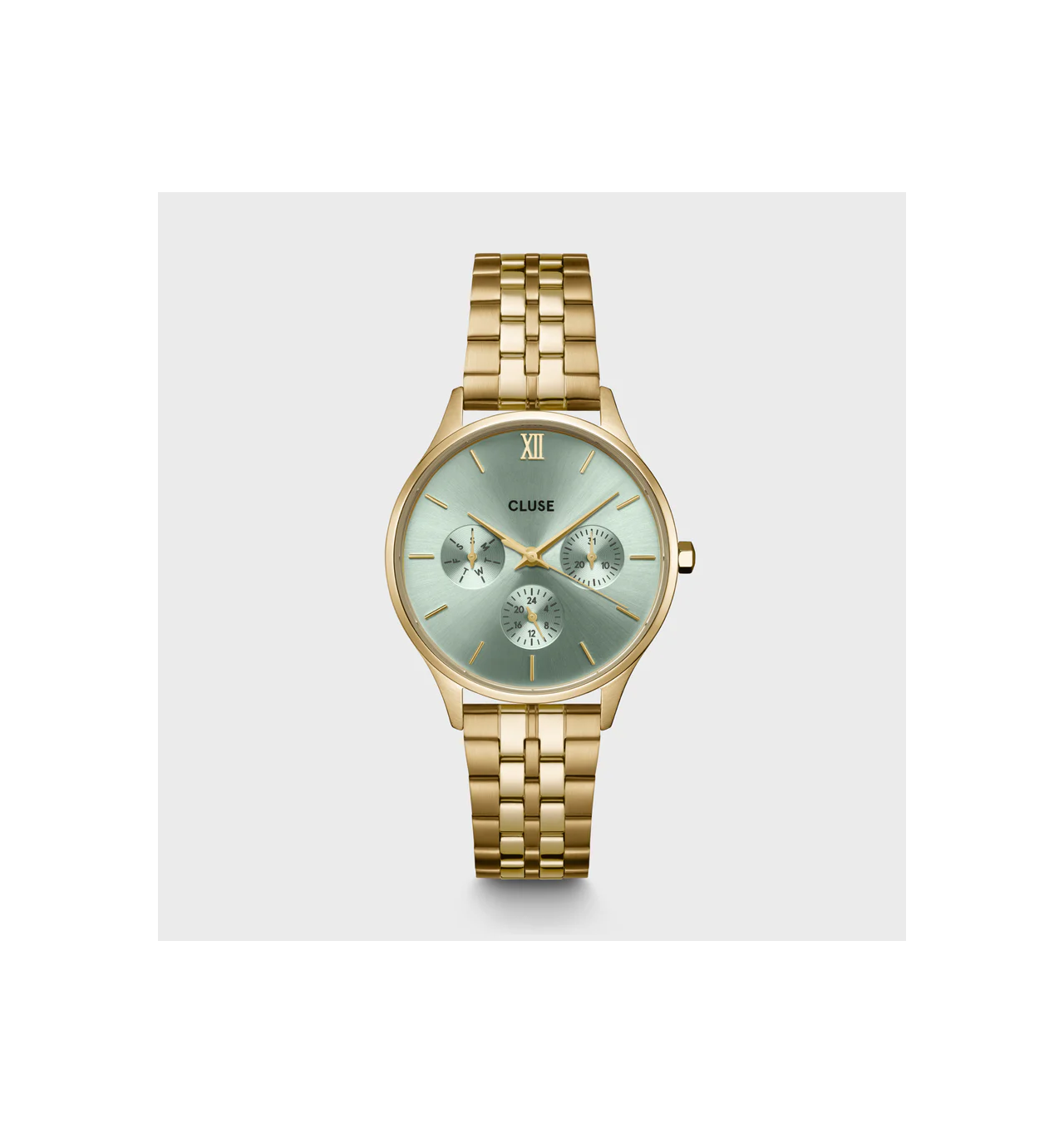 cluse-minuit-montre-femme-acier-doré-bijoux totem