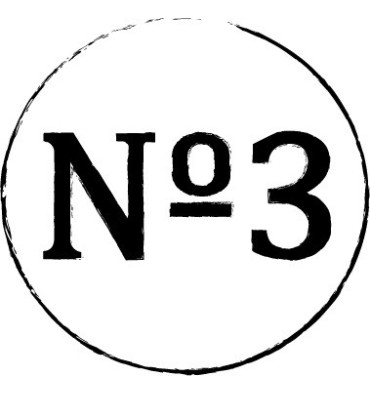 numéro-3-boucles d'oreilles-acier-doré-bijoux-totem.
