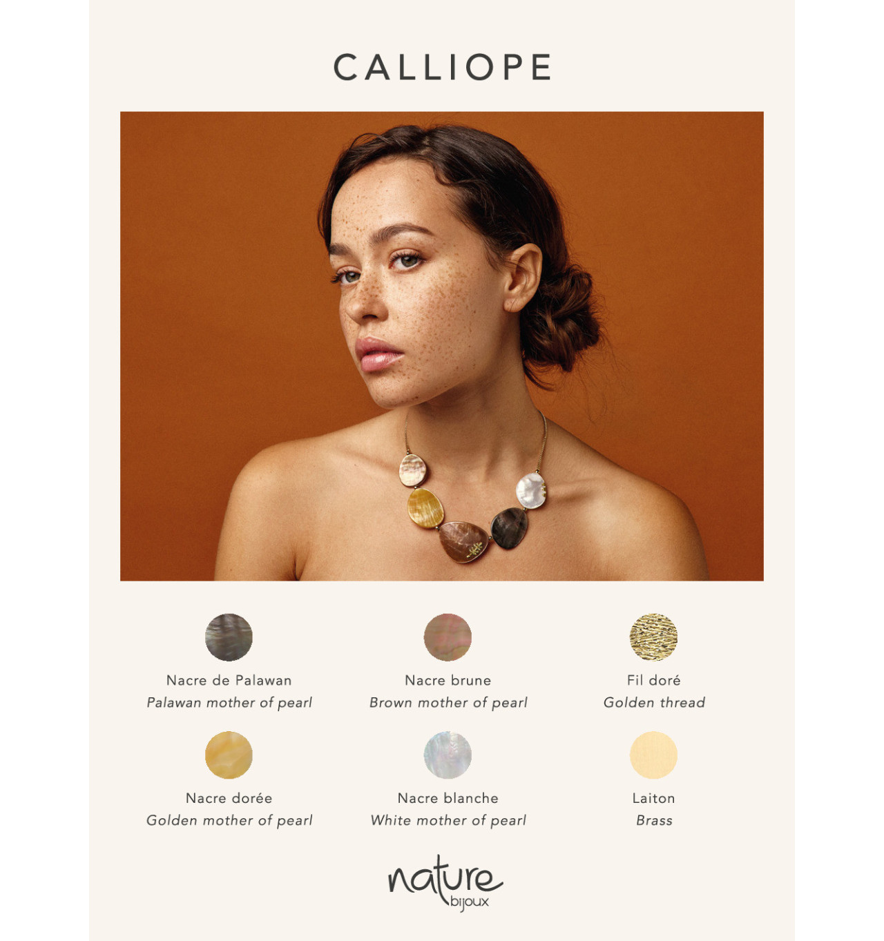 nature-bijoux-calliope-boucles d'oreilles-nacre-dorée-bijoux-totem.