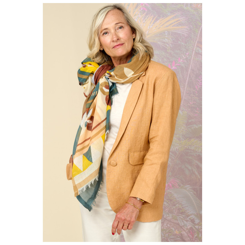 storiatipic-foulard-iliana-pêche-coton-bijoux-totem.
