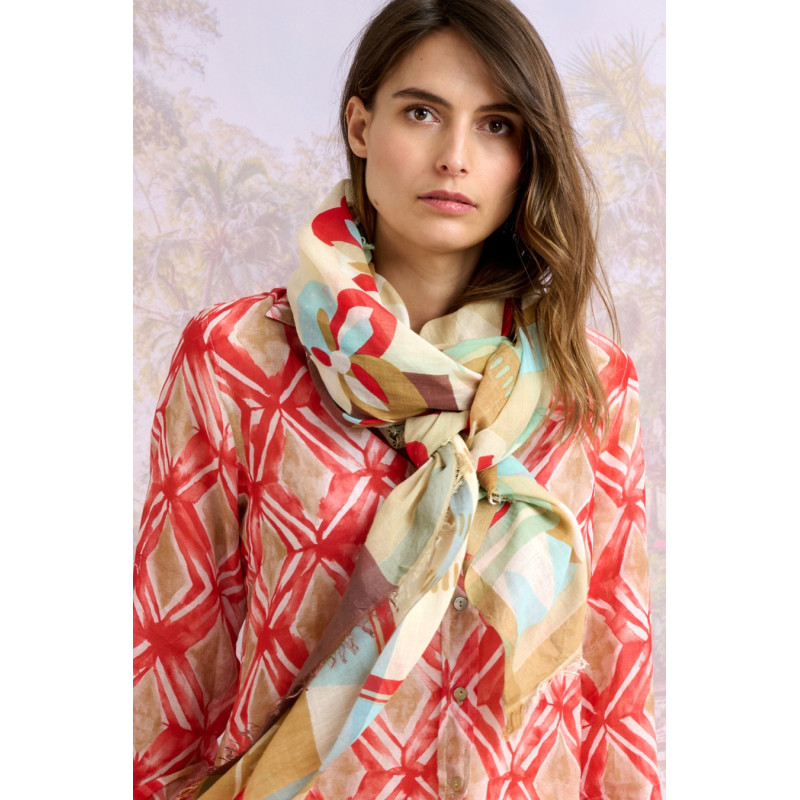 storiatipic-foulard-iliana-rouge-coton-bijoux-totem.