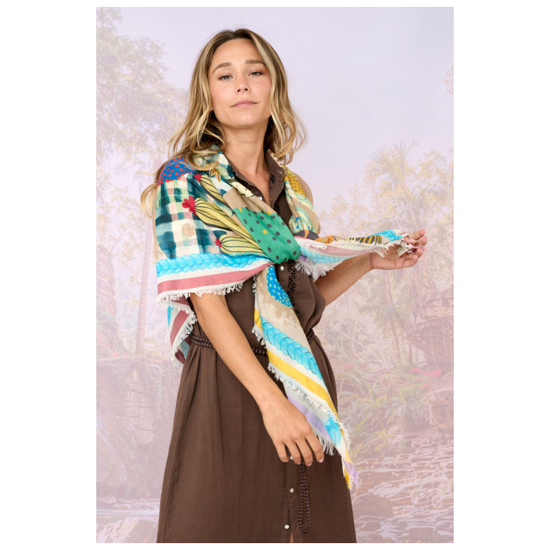storiatipic-foulard-pétula-beige-coton-modal-bijoux-totem.