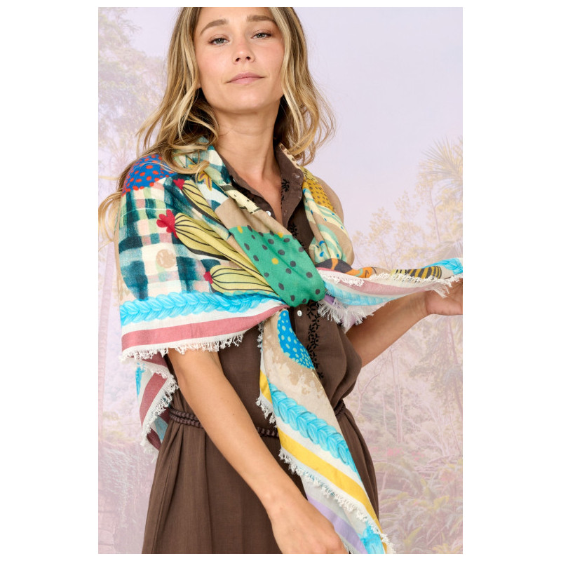 storiatipic-foulard-pétula-beige-coton-modal-bijoux-totem.