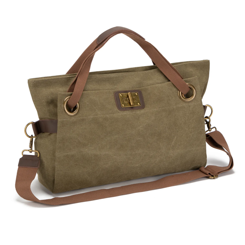 Zede paris-ponts-des-arts-olive-sac-cuir-toile-bijoux totem.
