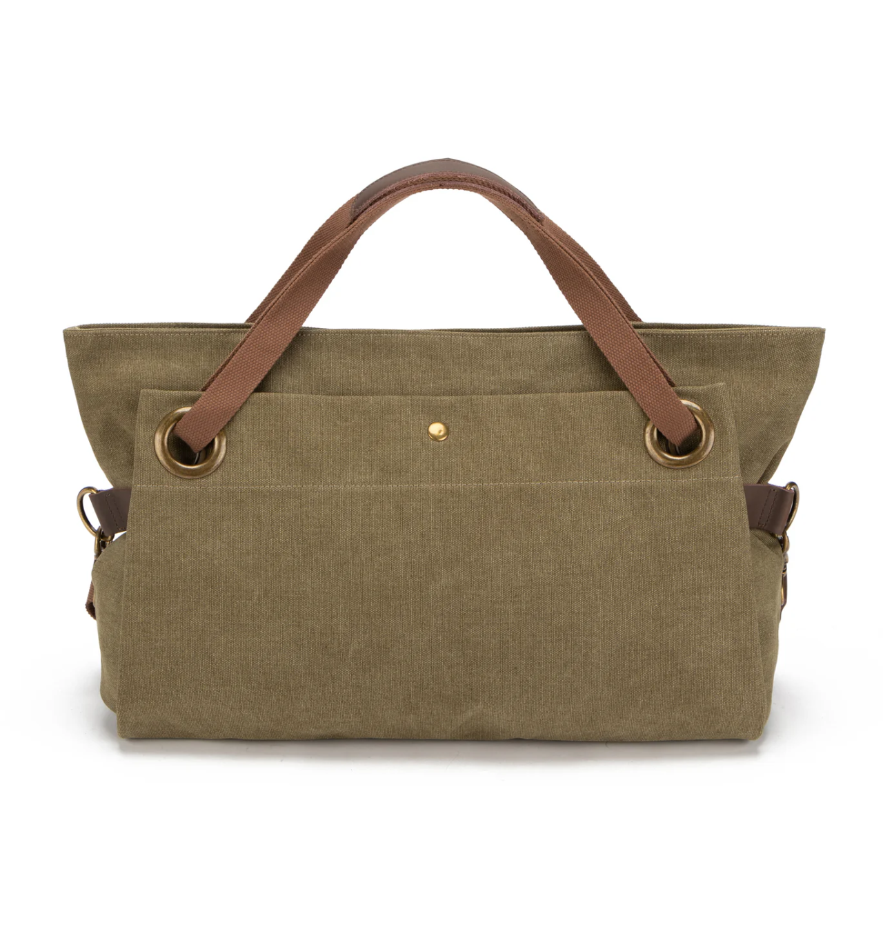 Zede paris-ponts-des-arts-olive-sac-cuir-toile-bijoux totem.