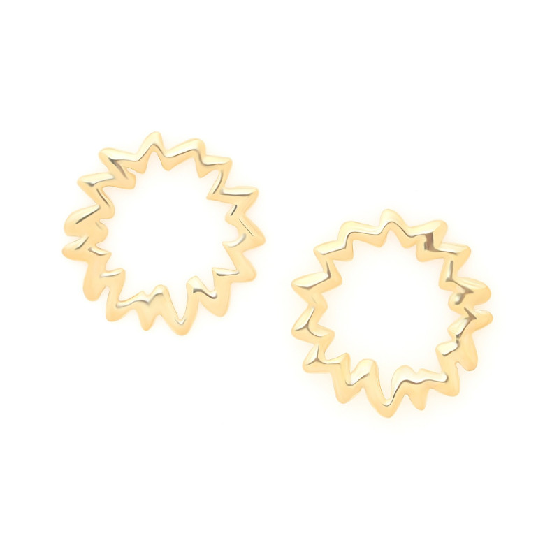 ori tao bijoux-firework-boucles d'oreilles-rondes-dorées-bijoux-totem