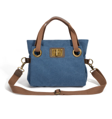 zede paris-ponts-des-arts-bleu-sac-cuir-toile-bijoux totem.