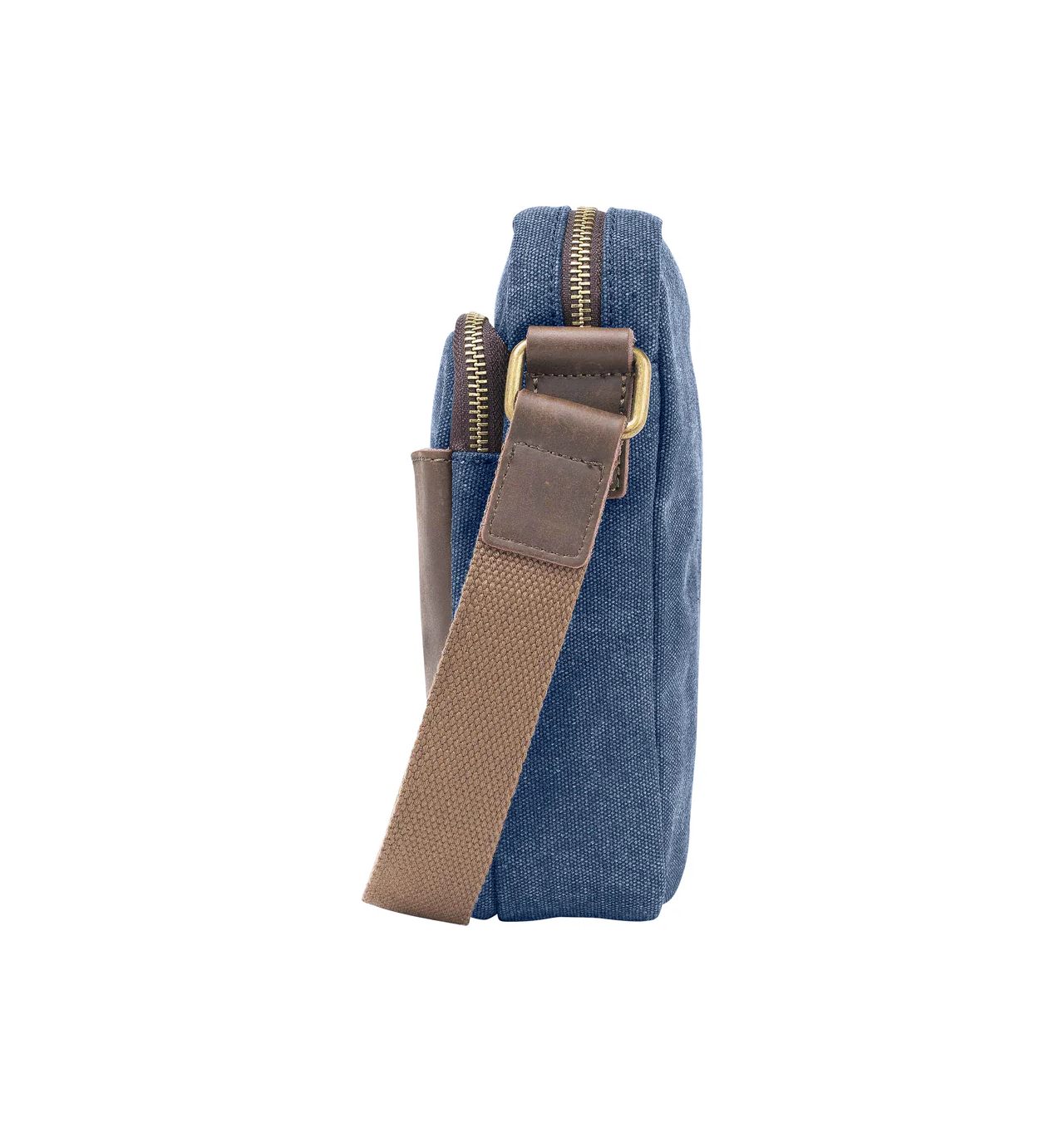 zede paris-chatelet-bleu-mixte-sac-cuir-toile-bijoux totem.