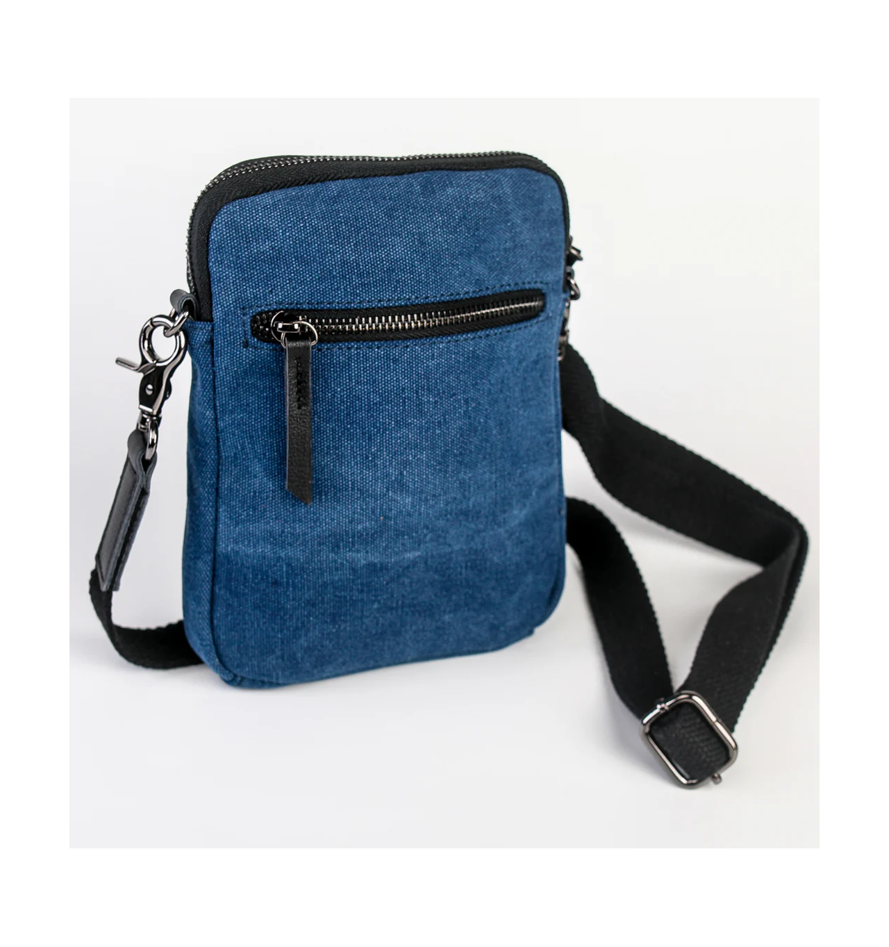 zede paris-cité-bleu-mixte-sac-cuir-toile-bijoux totem.