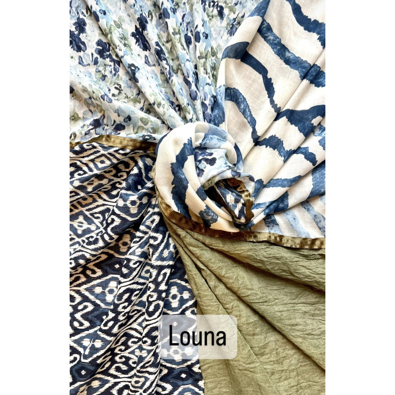 shanna-louna-foulard-bleu-kaki-bijoux-totem