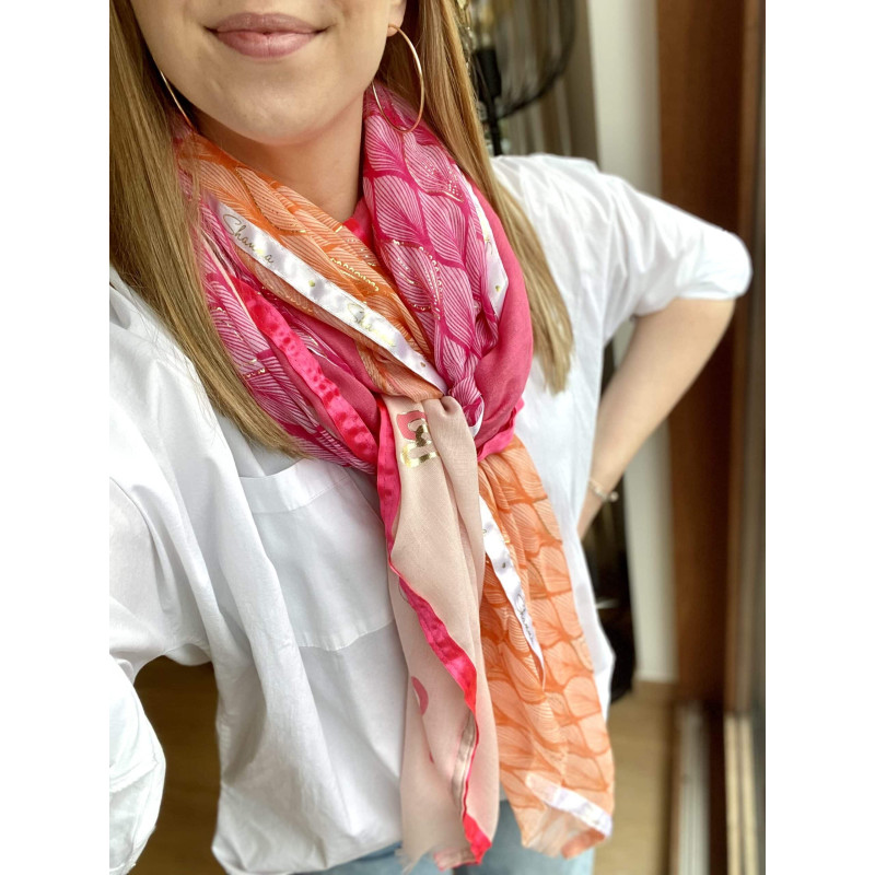 shanna-lylia-foulard-fuchsia-rose-orange-bijoux-totem