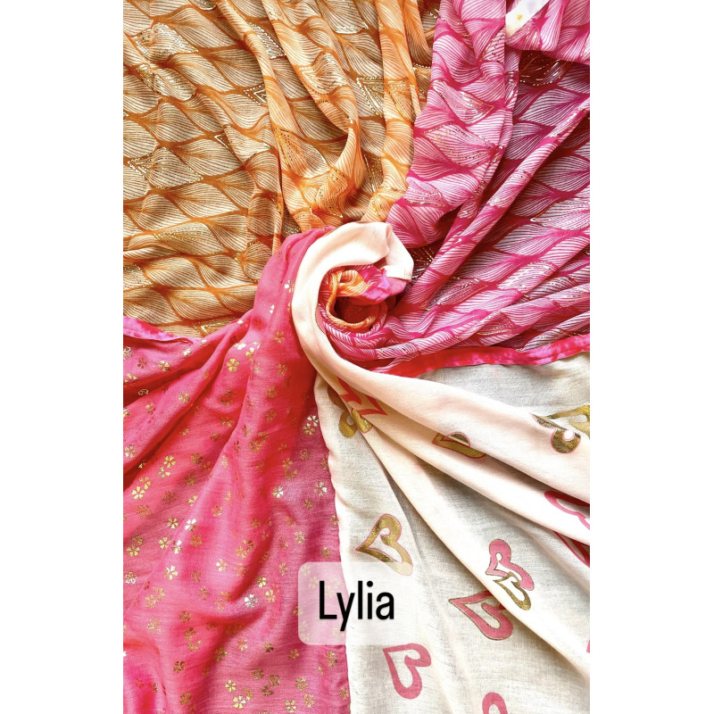 shanna-lylia-foulard-fuchsia-rose-orange-bijoux-totem