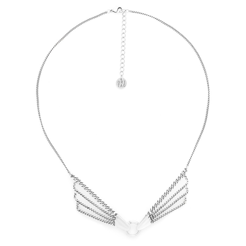 ori tao bijoux-gatsby-collier-court-2 éléments-argenté-bijoux-totem.