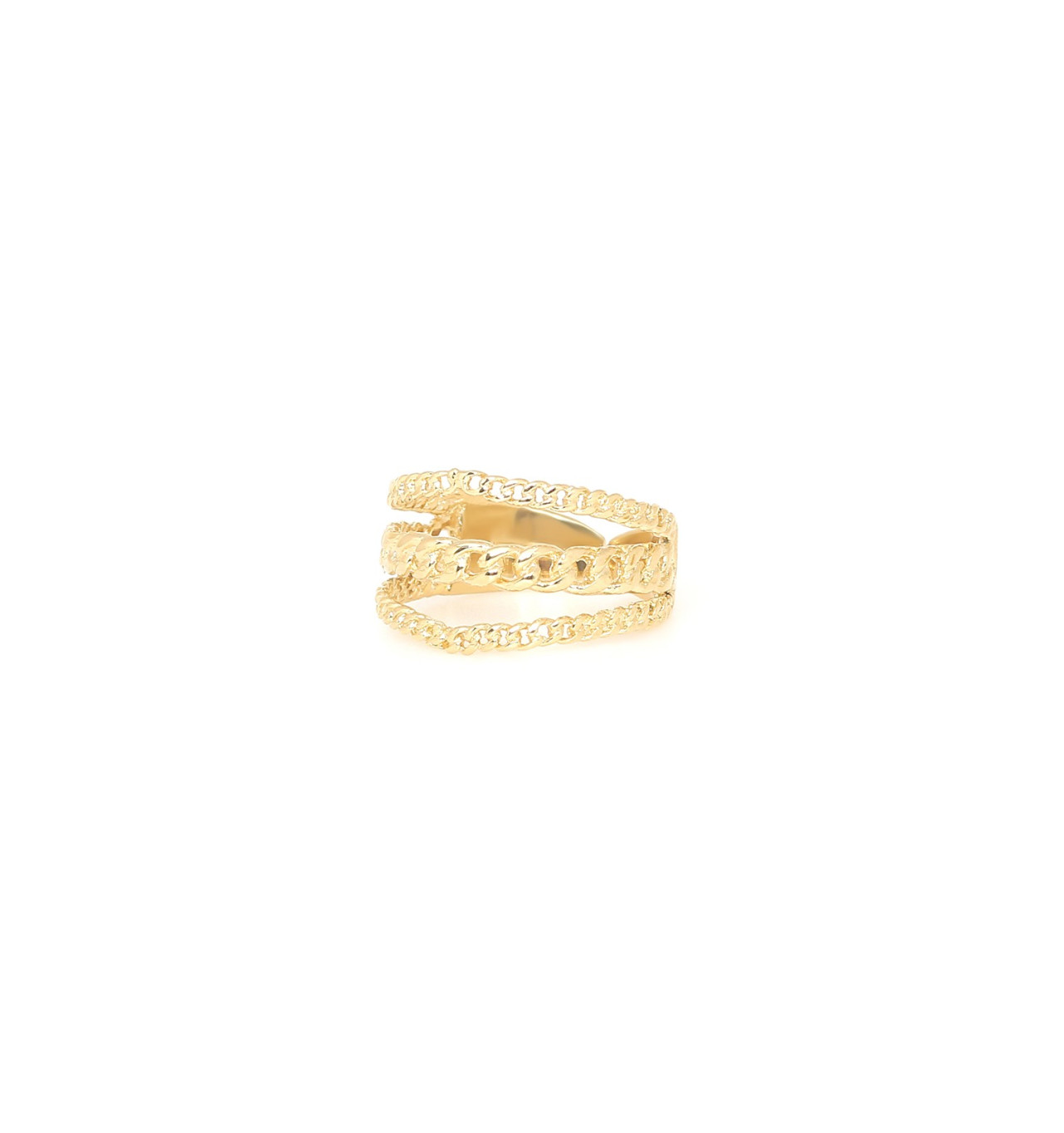 ori tao bijoux-gatsby-bague-ajustable-3 chaines-dorée-bijoux-totem.