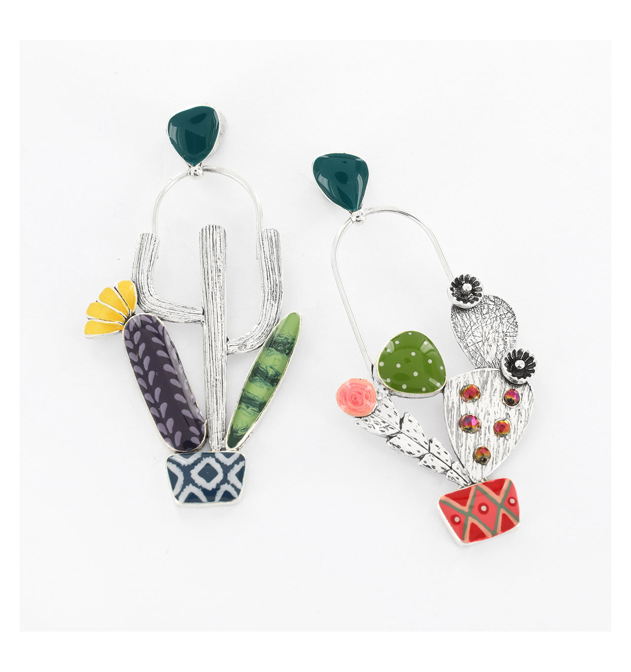 taratata-bijoux-cactus-boucles d'oreilles-fantaisies-bijoux-totem