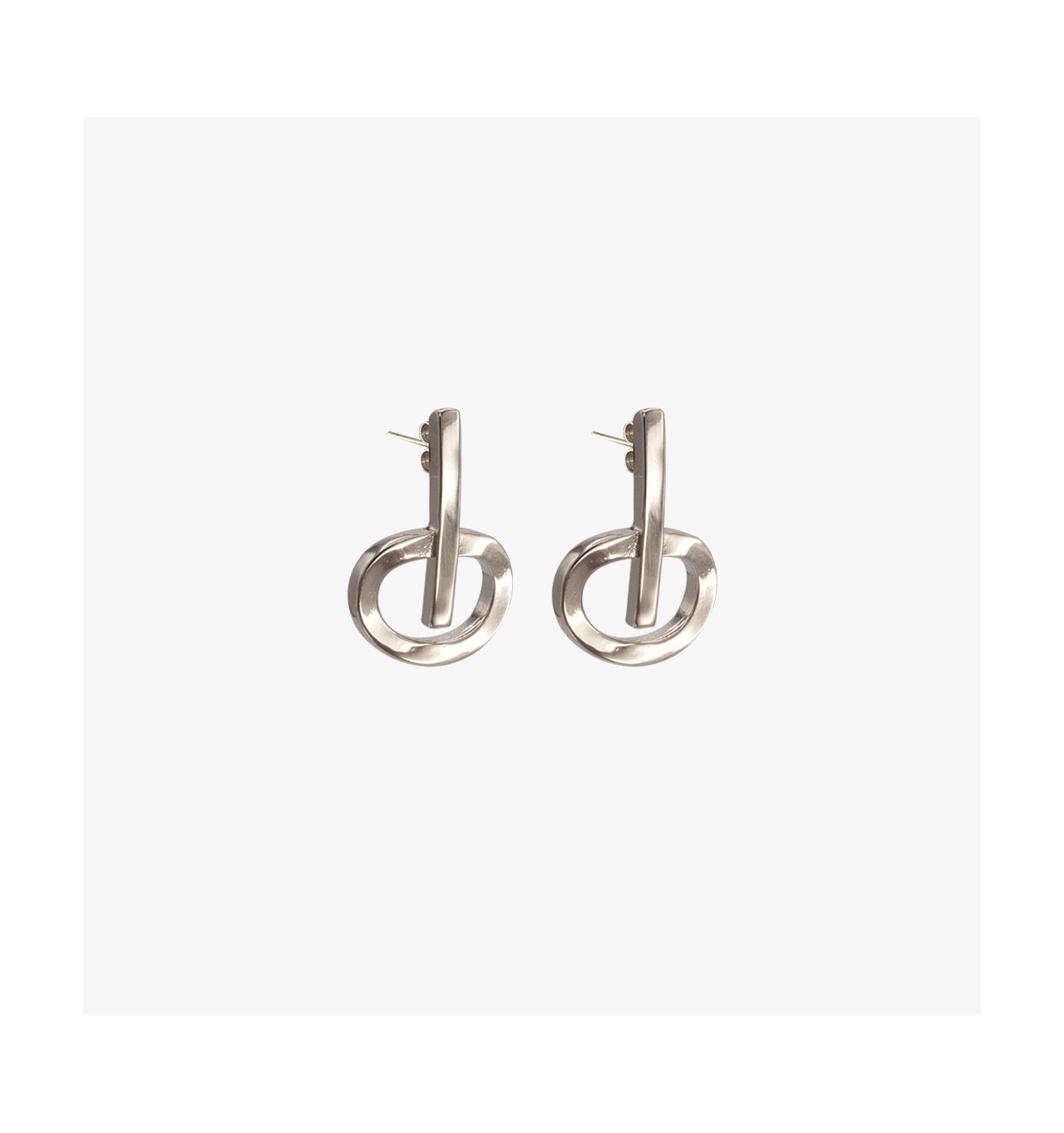 cxc-canela-opéra-boucles d'oreilles-plaquées-argent-bijoux totem