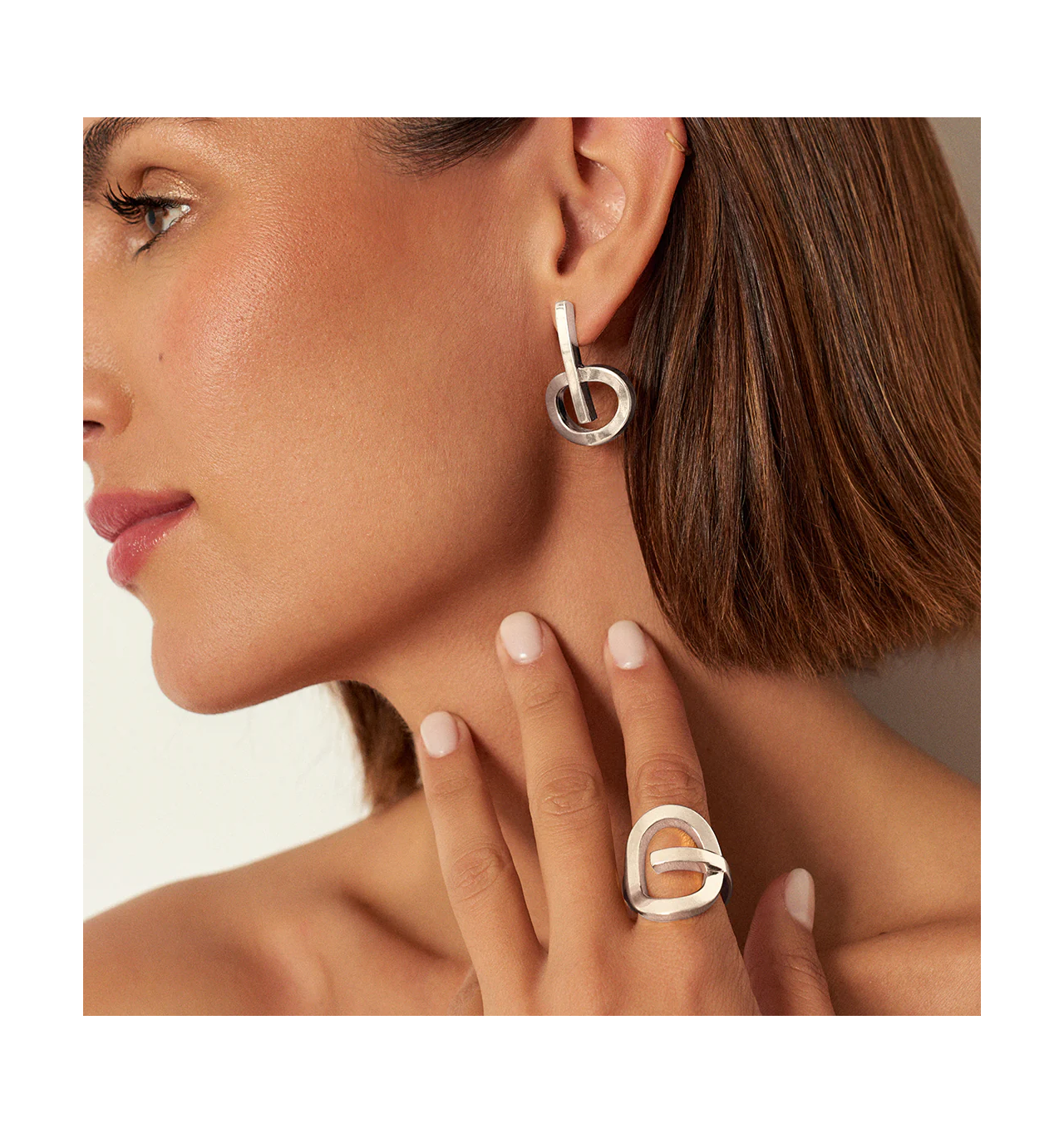 cxc-canela-opéra-boucles d'oreilles-plaquées-argent-bijoux totem