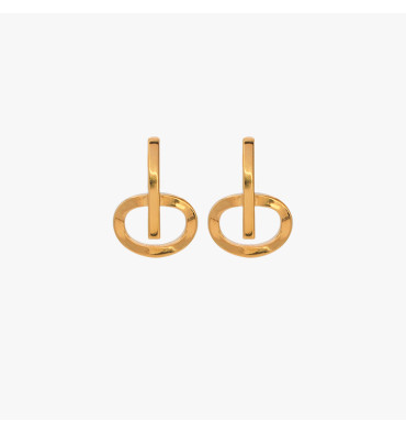cxc-canela-opéra-boucles d'oreilles-plaquées-or-bijoux totem