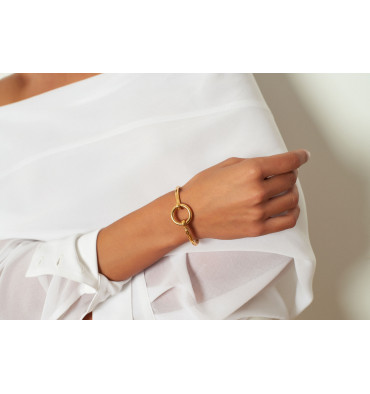 cxc-canela-slim-bubble-bracelet-jonc-doré-bijoux totem