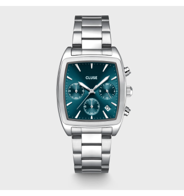 cluse-quartaut-montre-homme-acier-bleu-chrono-bijoux totem