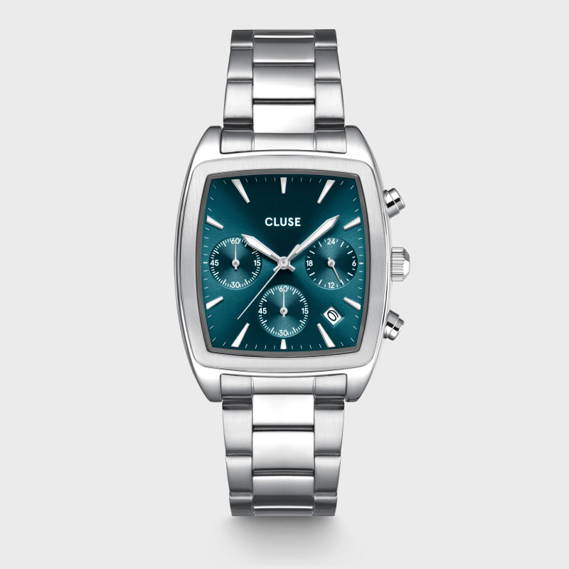 cluse-quartaut-montre-homme-acier-bleu-chrono-bijoux totem