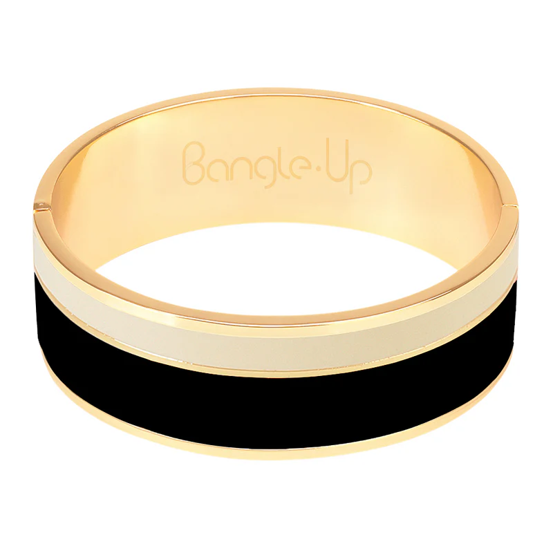 bangle-up-vaporetto-bracelet-jonc-doré-noir-blanc-bijoux-totem.