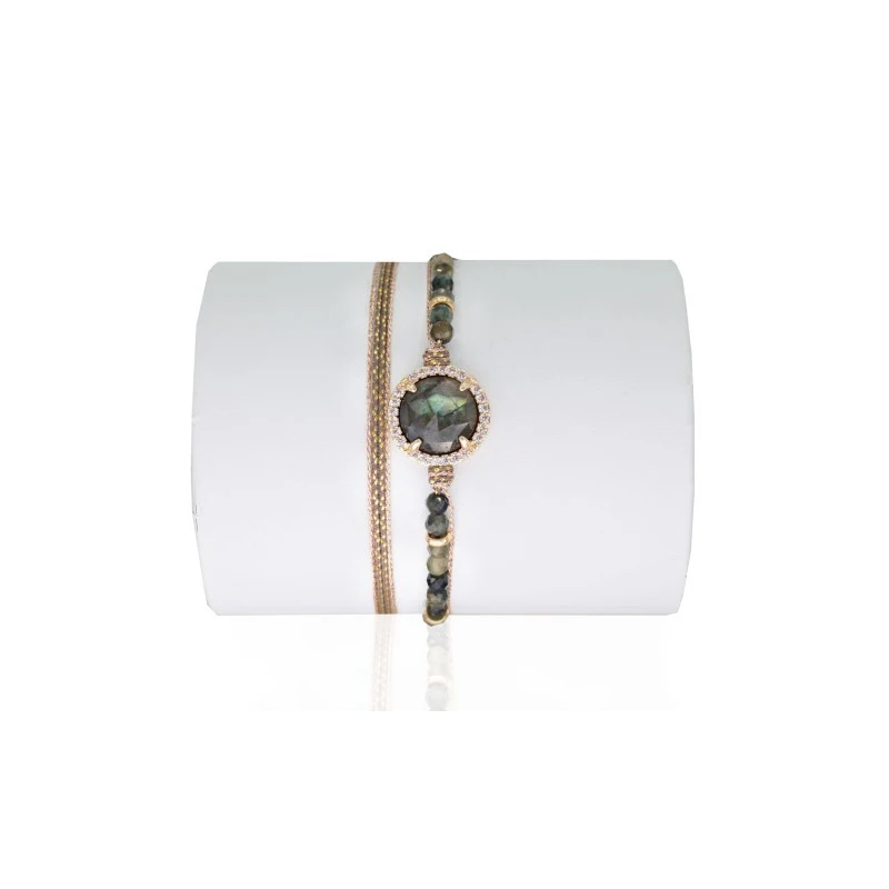 Bracelet ajustable multi tours Elisa, Marque Loetma | Bijoux Totem