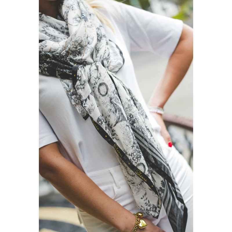 shanna-thalia-foulard-noir-blanc-cassé-bijoux-totem