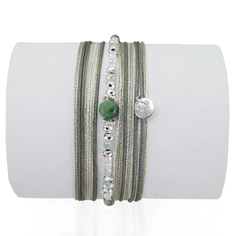loetma-silver-bracelet-ajustable-zoïsite-bijoux-totem
