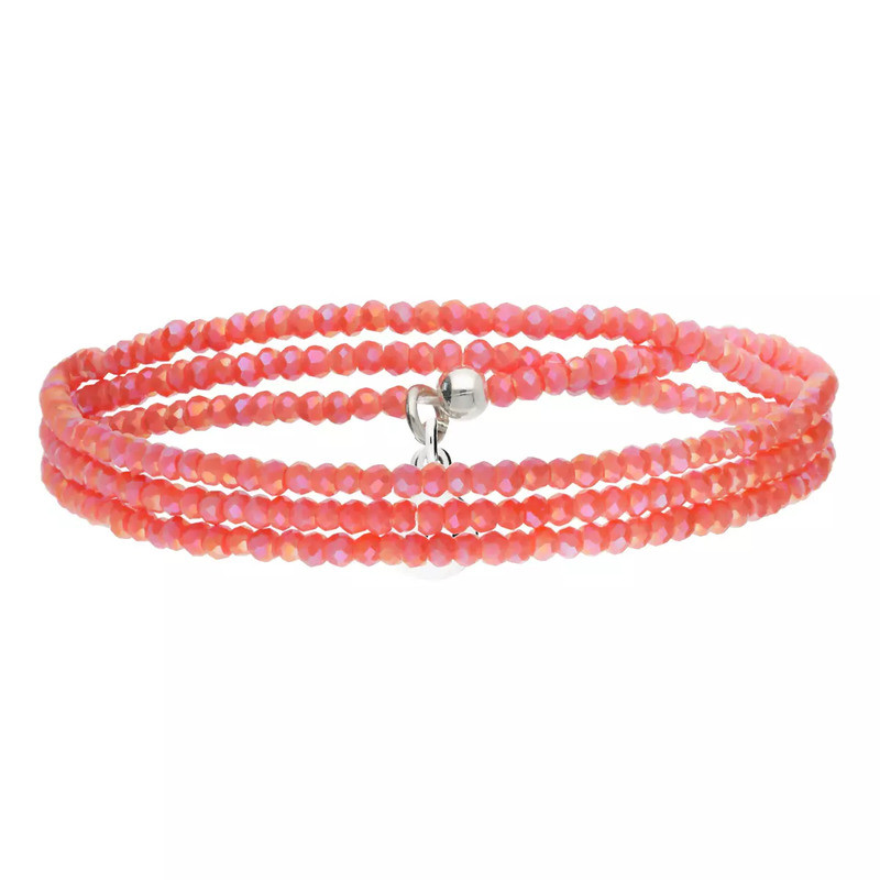 doriane-bijoux-corail-bracelet-élastique-argent-bijoux-totem.