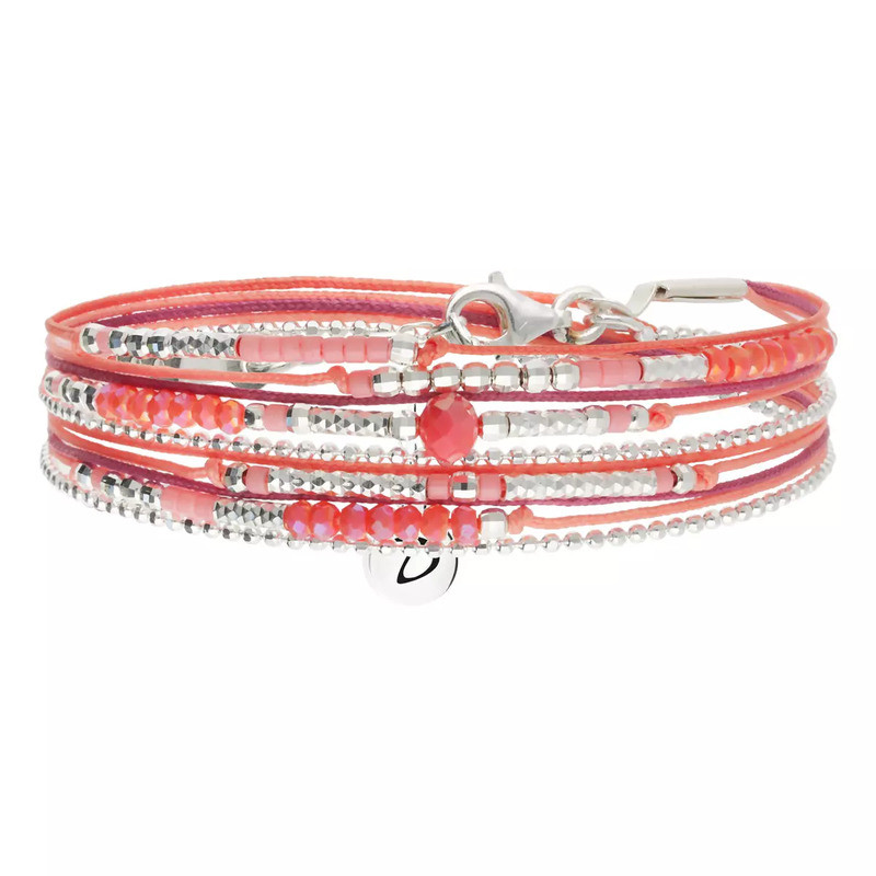 doriane-bijoux-atlanta-bracelet-argent-multitours-rose-corail-bijoux-totem.